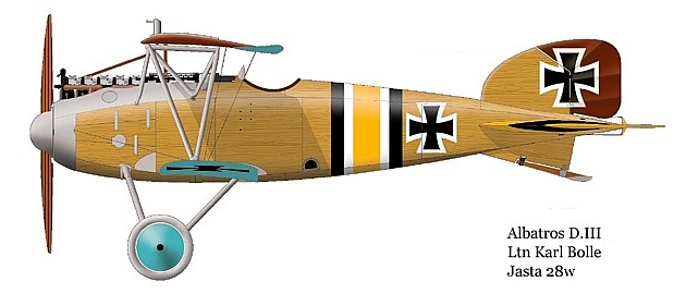 Albatros D.III Карла Болле.