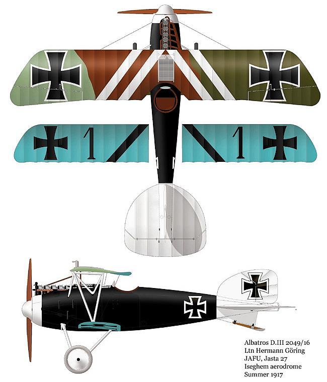 Albatros D.III Германа Геринга.