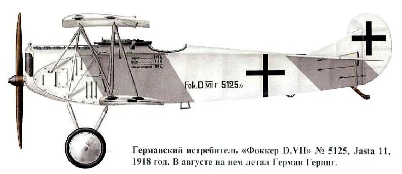 Fokker D.VII Г.Геринга.