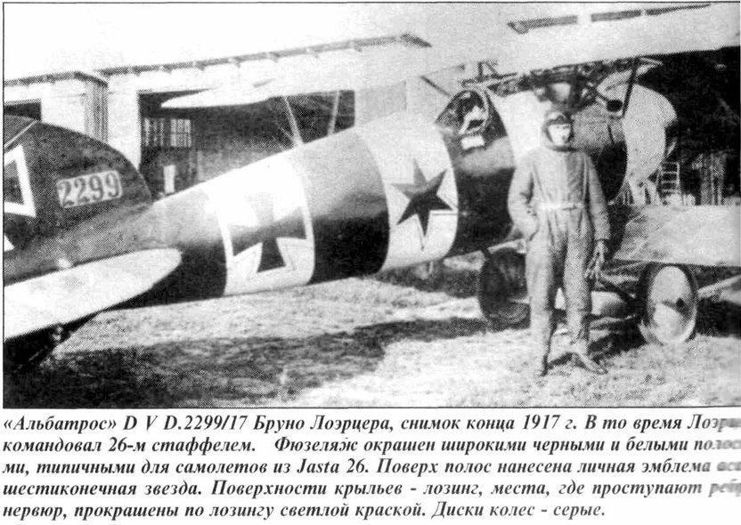 Albatros D.V Бруно Лёрцера