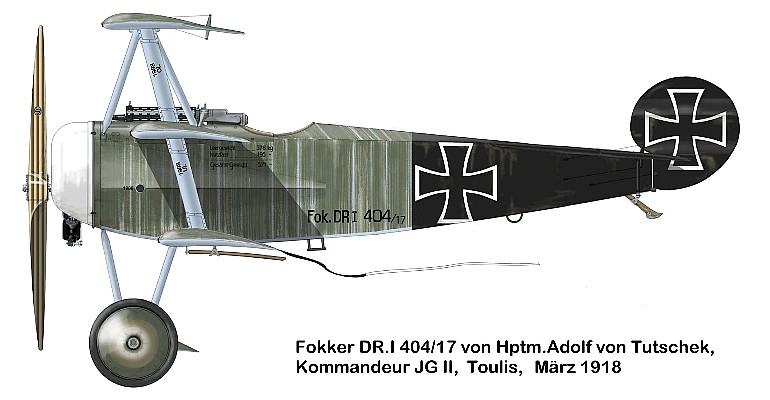 Fokker Dr.I фон Тутшека