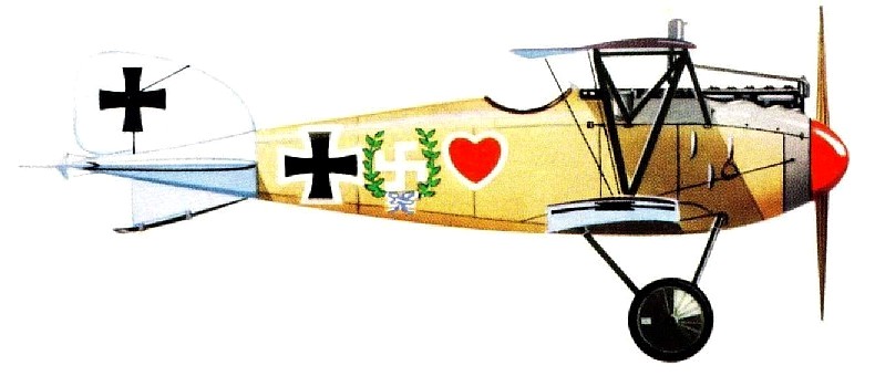 Albatros D.III Вернера Фосса.
