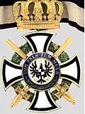 Croce dell'Ordine dei Cavalieri di Hohenzollern, Германия.
