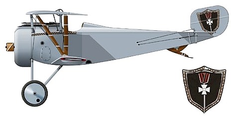 Nieuport 23 сер. № N2882, осень 1917 г.
