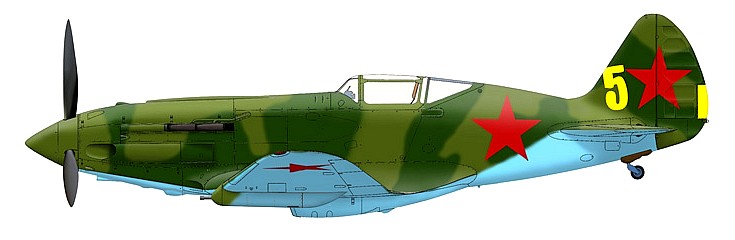 МиГ-3 с подвесными пулемётами.