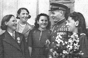 Встреча Г. М. Паршина с семьёй Бариновых.