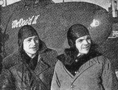 П.Ф.Стрелецкий ( справа ) и Н.Ф.Афанасьев.