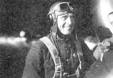 В.Ф.Голубев у своего И-16. Осень 1942 г.