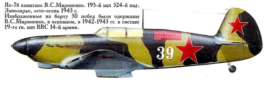 Як-7Б В.С.Мироненко.
