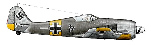 FW-190A-6 Эриха Рудорффера.