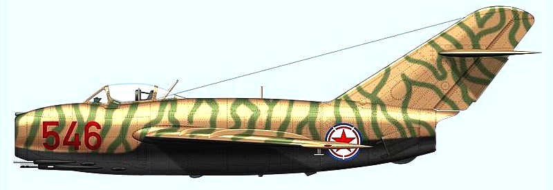 МиГ-15 Майора И.П.Галышевского.