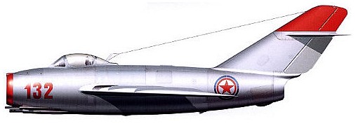 МиГ-15бис Капитана Н. В. Сутягина.
