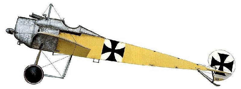 Fokker E.IV Отто Паршау.
