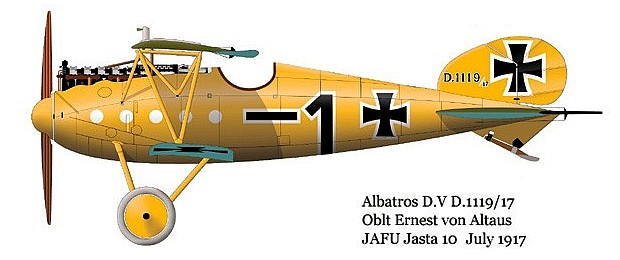 Albatros D.V Э.Альтхауса.